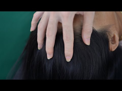 ASMR Scalp Scratching, Scalp Massage On Real Person Relaxing For Rest And Sleep
