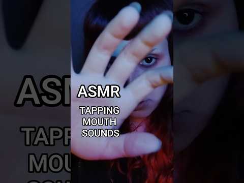 TOCANDO NO SEU ROSTO COM SONS DE BOCA (tapping na lente) #asmr #asmrsounds #cameratappingasmr
