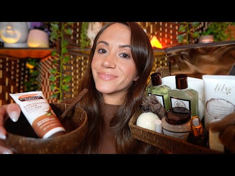 ASMR / The Summer Coconut Spa & Salon 🥥 (skincare, hair treatment, layered sounds)