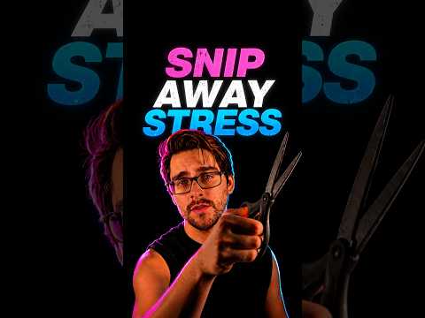 Snip Away Stress ✂️ #ASMR #ASMRForSleep #Shorts