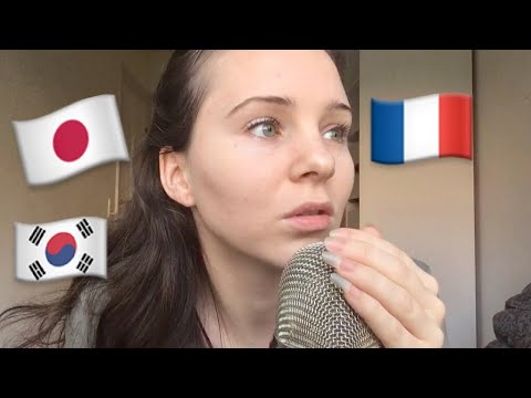 ASMR In 3 Languages (Korean, Japanese, French)