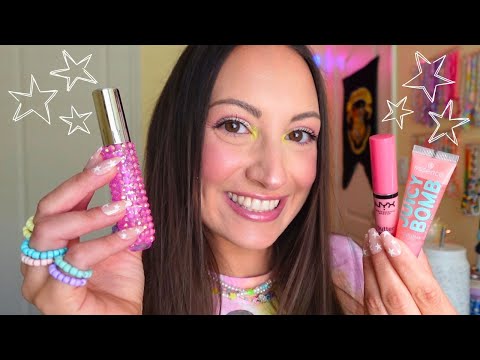 ASMR lippies, mouth sounds & ringed finger flutters