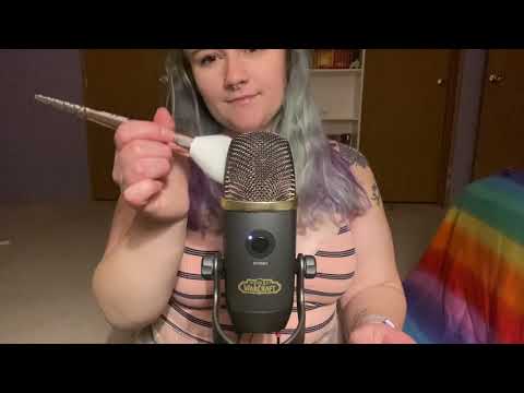 [ASMR] Blue Yeti scratching and brushing. (no talking)