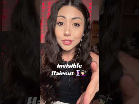 ASMR invisible haircut #asmr