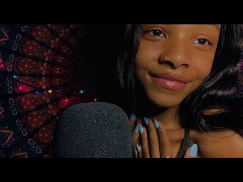 ASMR COLLARBONE TRIGGERS/brushing + tapping + slow whispering