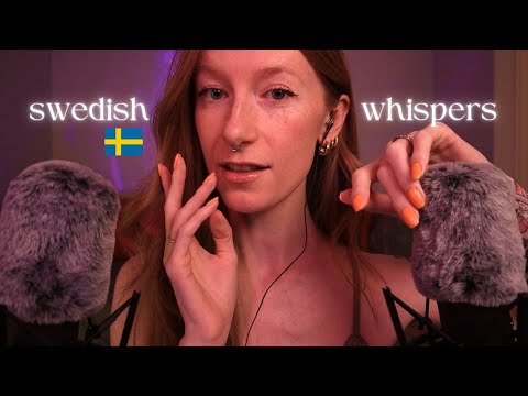 ASMR | Whispering in Swedish to relax you 💛💙 (Super slow, calm, and gentle)