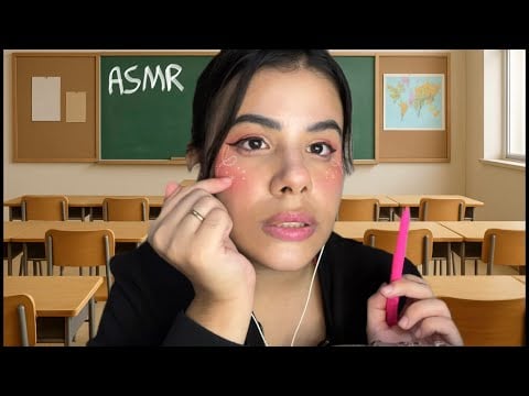 ASMR| Roleplay Garota que te Perturba a Aula Inteira