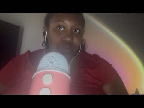 ASMR Fast mouth sounds dry/wet & hand sounds 