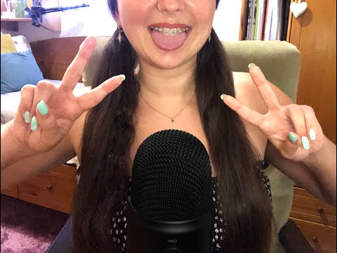 ASMR - Hand Sounds w/ Background Sea Sound