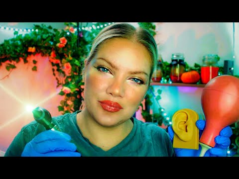 ASMR Eye & Ear Medical Exam | Dimmed Lights at the End of RP
