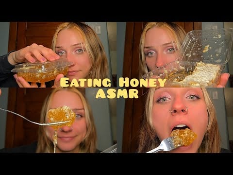 Eating Honey ASMR 🍯 