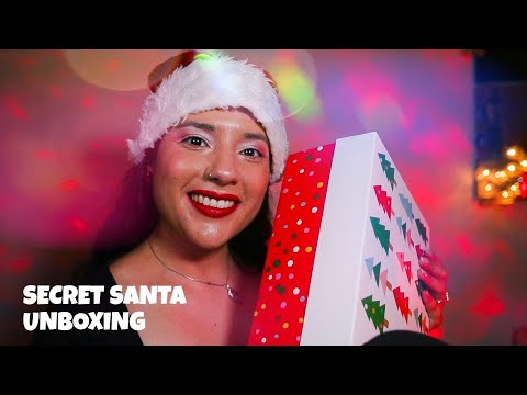 ASMR SECRET SANTA GIFT EXCHANGE WITH @MissAlyssaJordan