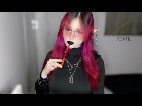 ⋅ ♰ vampire therapist interviews you ASMR ♰ ⋅
