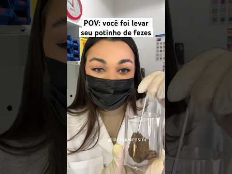 POV: você foi levar seu potinho de fezes #shorts #humor #asmr