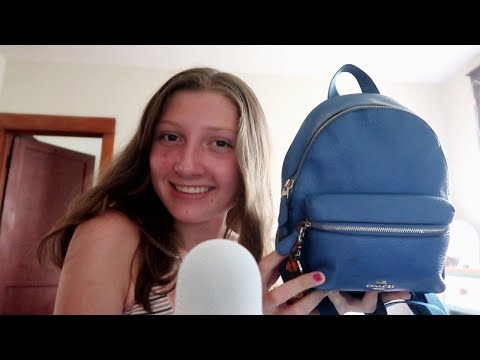 ASMR what's in my bag