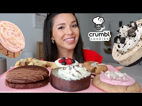 ASMR CRUMBL COOKIE TASTE TEST 🍪❤️