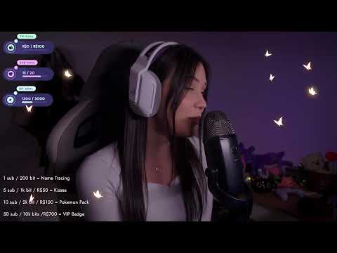asmr, i talk a lot