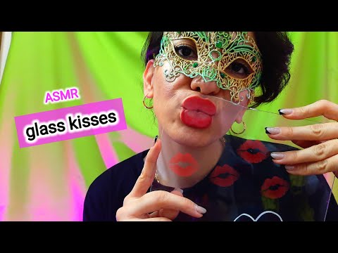 Crystal Clear Kisses: ASMR Glass Sounds for Sleep | Asmr glass kisses and glass licking