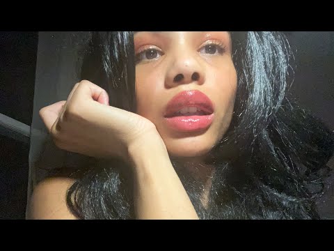 asmr doing your makeup with my lips 💋(personal attention, mouth sounds)