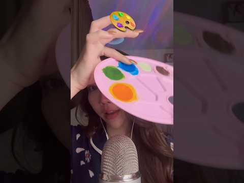Asmr spin painting 🎨 (ช็อกโกแลตกินได้) #asmrshortsvideo #relax  #asmrshorts #asmrsounds #asmrvideo