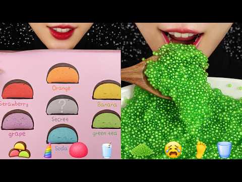 ASMR MYSTERY CHOCOLATE MARSHMALLOW, FROG EGGS(SAGO PEARL), DRIED POMELO, JELLY CUP MUKBANG