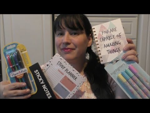 #ASMR   WIN! CONTEST GIVEAWAY TIME! BACK TO SCHOOL / COLLEGE / UNI GOODIES!!!  #Stationery