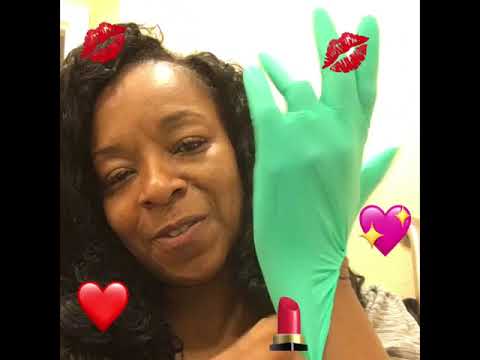ASMR FASCINATION - Miss Coco Makeup and Latex Gloves with Soft Whispering and Tingles