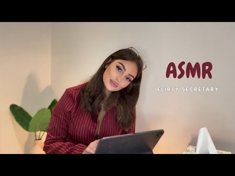 ASMR Flirty British Secretary Role-Play 🖊️ 