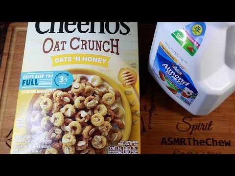 Cheerios Oat Crunchy Oats'N Honey ASMR Eating Sounds