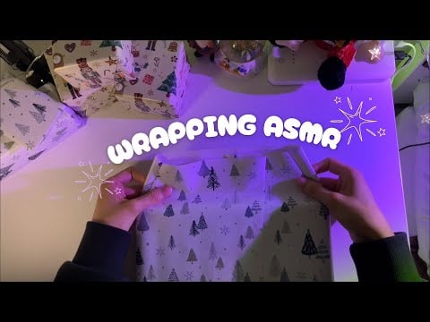 ASMR Wrap presents with me!🎁 Pokémon Advent Day 11