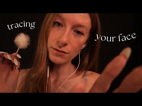 ASMR | Tracing & drawing on your face ✍️ (Relaxing personal attention)