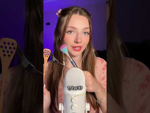 1,2 or 3? #asmr #asmrsounds #asmrrelax #asmrtingles #asmrwhispers #asmrsleep #relax #tingles