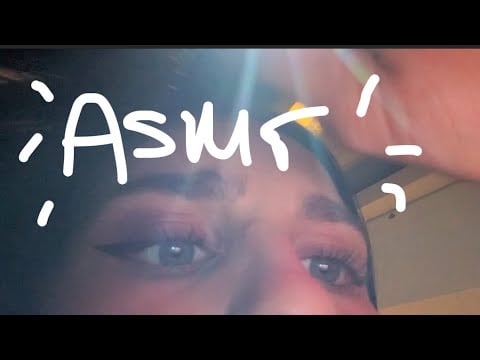 {lofi asmr} go to sleep now 😠actual camera touching  [german whispering ] kinda fast and aggressive 