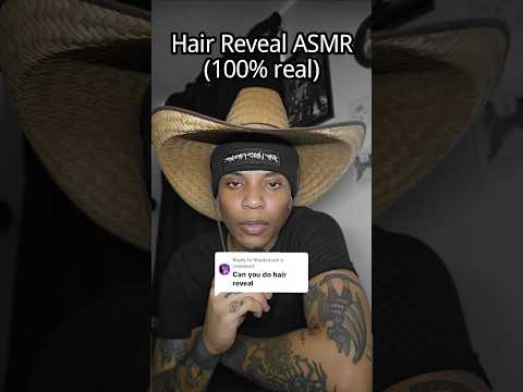 Hair Reveal ASMR #asmr #asmrsounds #asmrshorts #asmrcommunity #fypシ