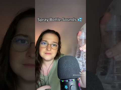 Spray Bottle Sounds 💦😴 #shorts #shortsvideo #asmr