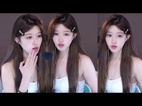 ASMR Mouth Sounds by YiYi | 放松口腔音助眠 | 舒服咀嚼声 & 轻声细语 - 大伊伊 ASMR - 2025-05-21