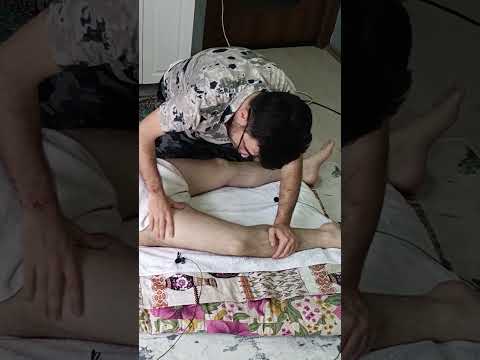 TURKISH MASTER SPORTS LEG MASSAGE #shortvideo #massage #asmr #triggersforsleep #therapeuticmassage