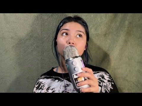 asmr spit, besitos, mic, y l3nS :3