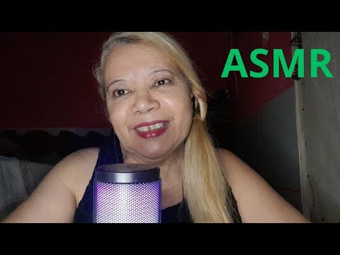 ASMR # Mostrando  algumas coisas que comprei. 😴😴💤