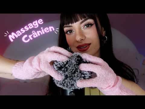 Massage Crânien ASMR 🧠✨ (gants gommants ultra satisfaisants)
