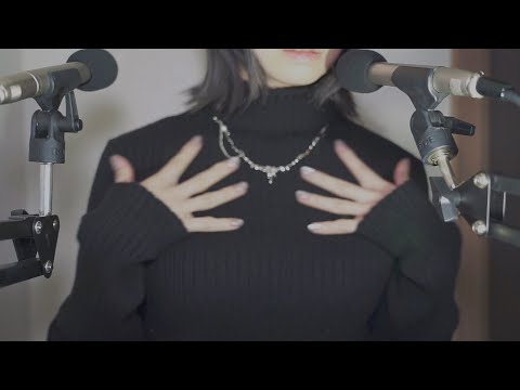 私の体でASMR(マウスサウンド/手/爪/髪/耳ふー/深呼吸/服を触ったり引っかいたり)