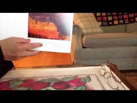 ASMR turning pages, with soft spoken reading