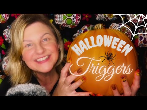 ASMR | 30+ BEST Tingly Halloween Triggers with Tippity Taps, Muted Tapping, Scratching & Clipping 🎃🍁