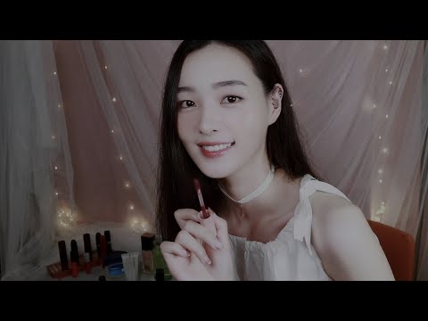 ASMR(Sub) 수다스러운 립 가게 주인 상황극 | Lip shop Roleplay
