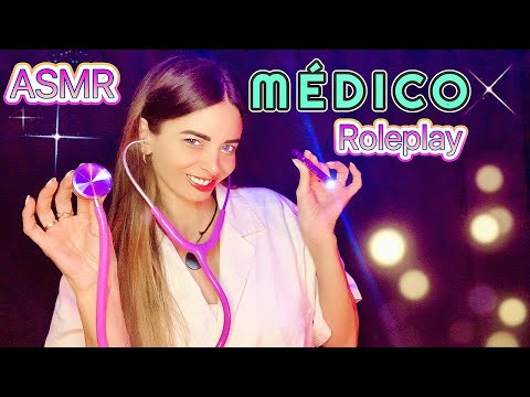 🌙ASMR MEDICO ROLEPLAY🩺👩🏻‍⚕️| REVISIÓN MÉDICA | DOCTORA😴💖