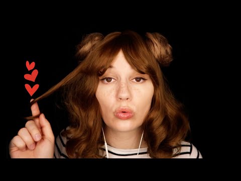 ASMR 💋 Soft Sticky Kisses & "I Love You" & Shushing & "It's Okay" 💋