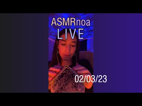 ASMRnoa | asmr for sleep and relaxation 💕| live #60