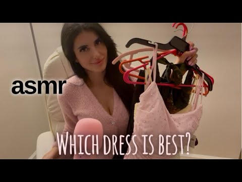 ASMR Try-On Haul ✨ Special Occasion Dresses🎄💞✨which is your fave?