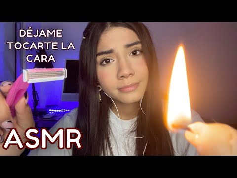 ASMR ROLEPLAY ESPAÑOL / CIENTÍFICA LOCA te HACE UN CHEQUEO INTENSO DE CARA