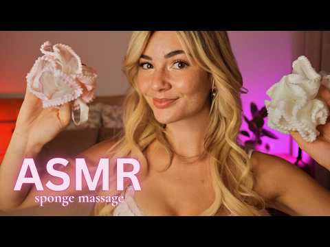 Ella.Fucila ASMR 💖 Soft Sponge 🧽 Gentle Texture Sounds